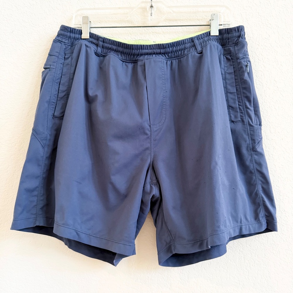 Birddogs Boom for your Boomstick Classic Shorts XXL Blue 7" Inseam‎ Lined Gym